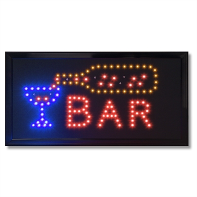 ''BAR'' LED Leuchtschild