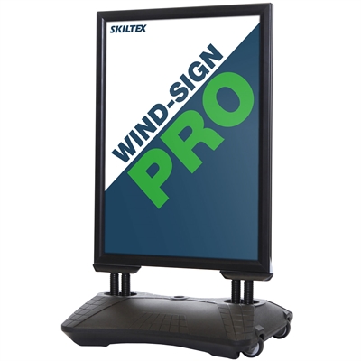 Wind-Sign Pro Schwarz Kundenstopper