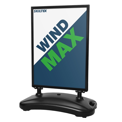 WindMax Schwarz Kundenstopper