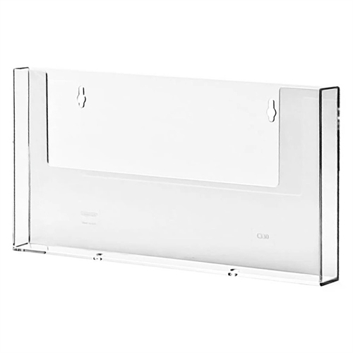 Taymar® Acryl Querformat Prospekthalter für die Wand - DIN A4