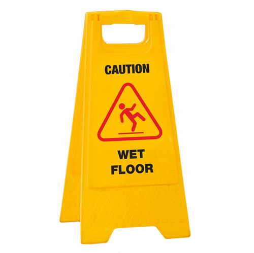 Warnschild - CAUTION WET FLOOR