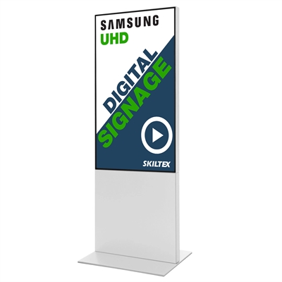 Smart-Line Totem Digitale Infostele mit 55" Display - Weiß