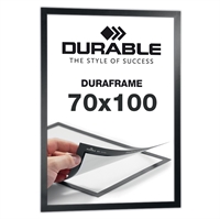 Selbstklebende 70x100 cm Magnetrahmen - Duraframe® Schwarz