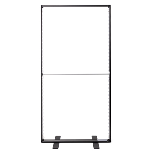 BrightBox Double Schwarz LED Leuchtwand - 100x200 cm - Ohne Banner