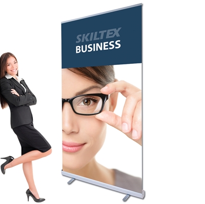 BUSINESS Roll Up Banner inkl. Druck - 100 x 200 cm