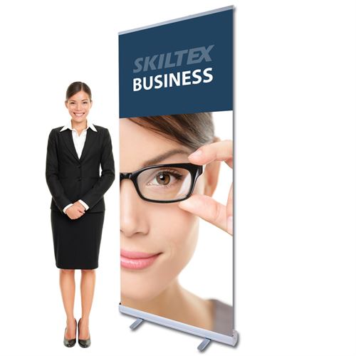 BUSINESS Roll Up Banner inkl. Druck - 80 x 200 cm