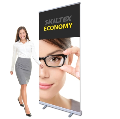 ECONOMY Roll Up Banner inkl. Druck - 85 x 200 cm